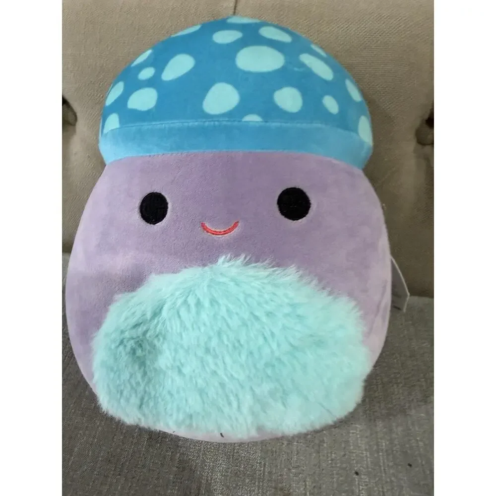 Squishmallow Pyke Mushroom Plush 8” Squishmallows Kellytoy Blue‎ Purple Toy